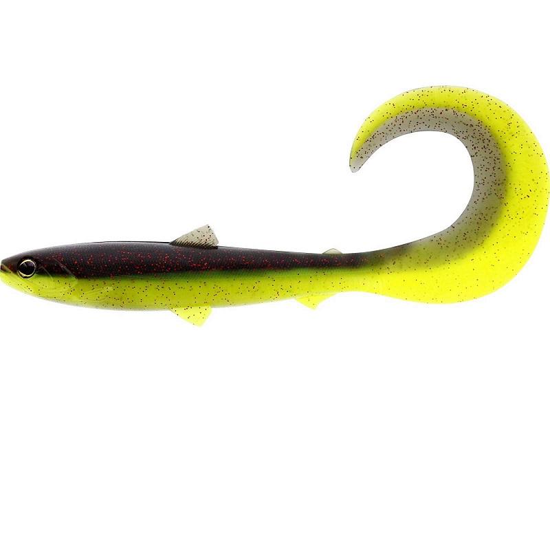 Westin BullTeez Curltail 8cm 3g Black/Chartreuse 3pcs