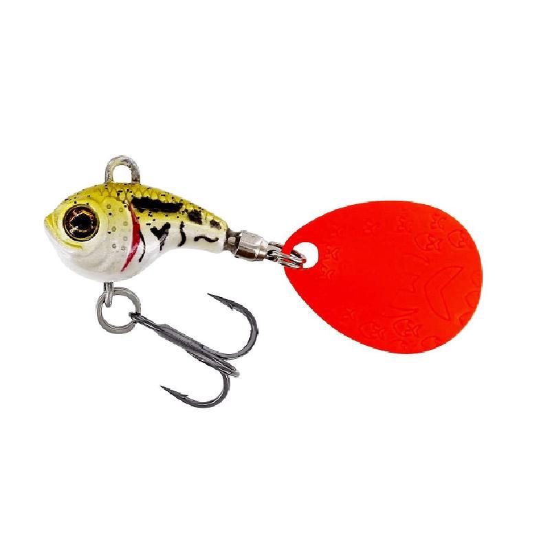 Westin DropBite Tungsten Spin Tail Jig 2cm 13g Pearl Stickleback