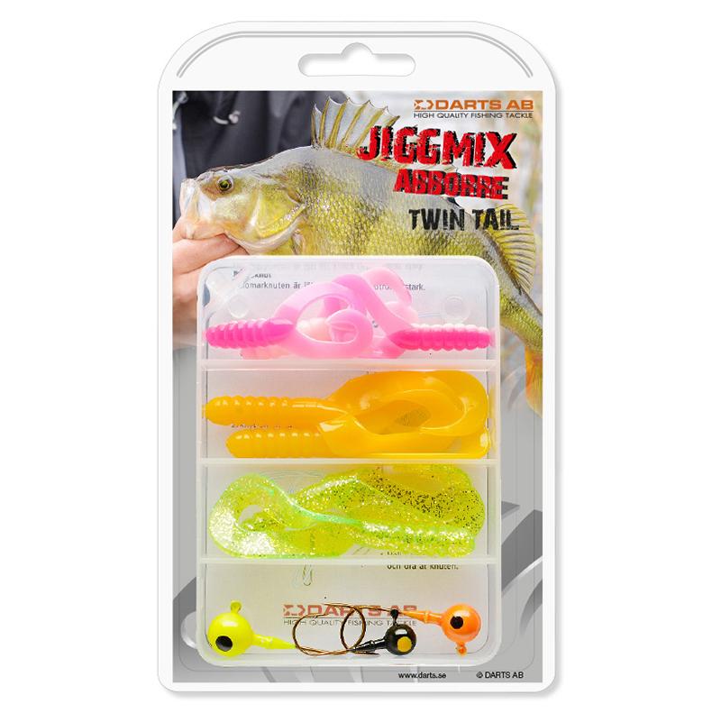 Darts Jiggmix Abborre Twin Tail