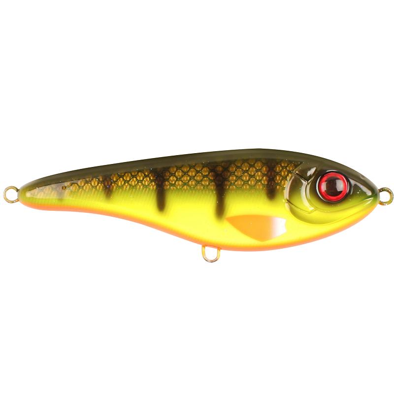 Strike Pro Buster Jerk ll - Susp - 12cm - 37g - Hot Baitfish