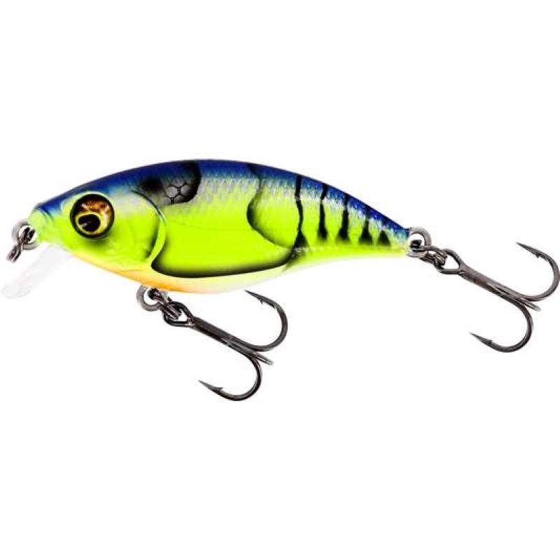 Westin BuzzBite SR Crankbait 5cm 6g Low Floating Chartreuse Blue Craw