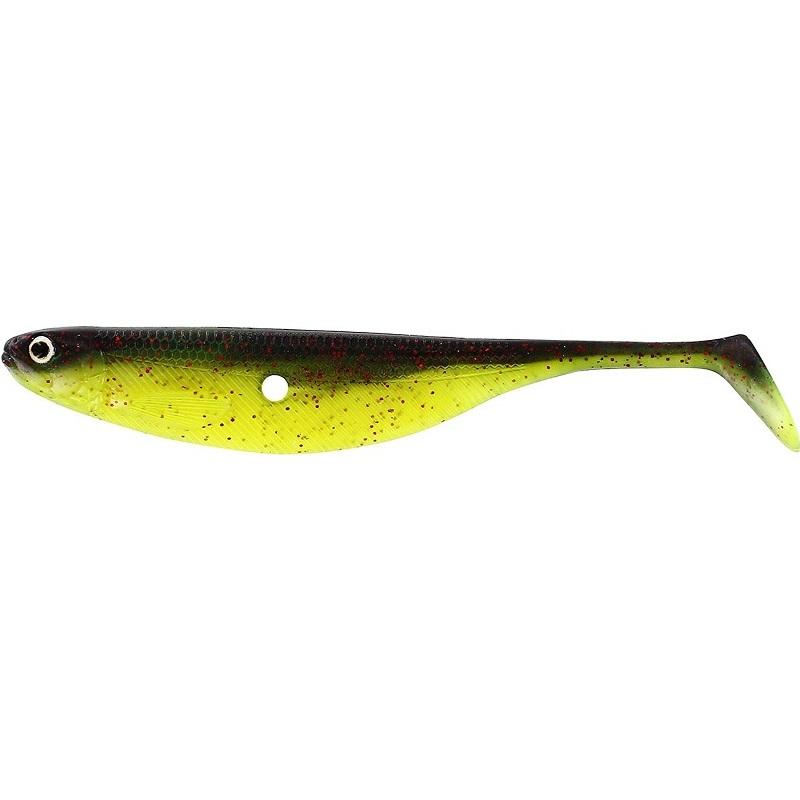 Westin ShadTeez Hollow 8cm 4g Black Chartreuse 3pcs
