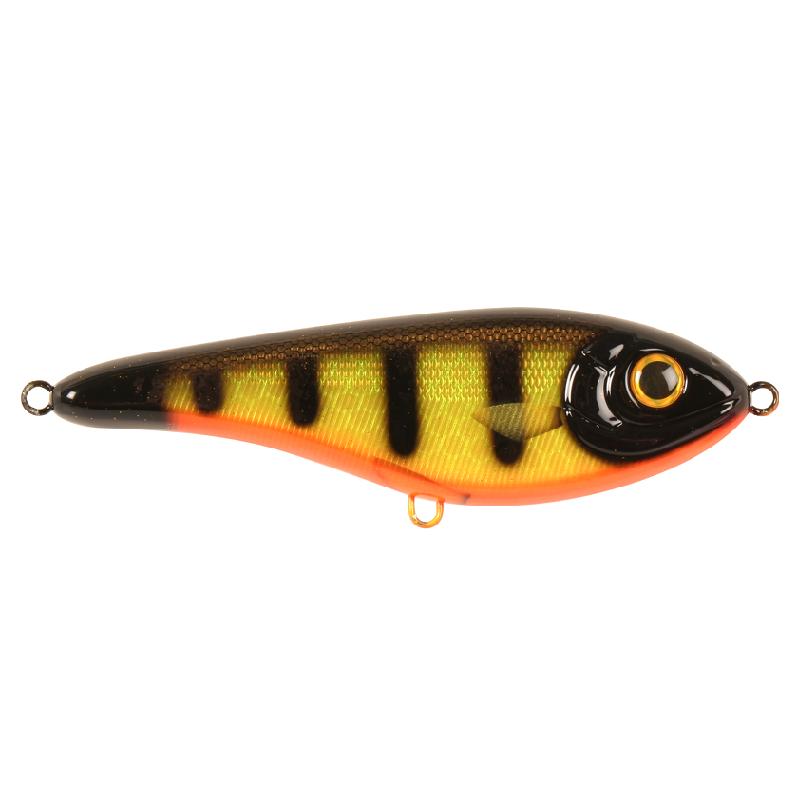 Strike Pro Buster Jerk II - Susp - 12cm - 37g - Black Okoboji Perch