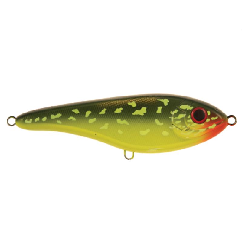 Strike Pro Buster Jerk II - Susp - 12cm - 37g - Hot Pike