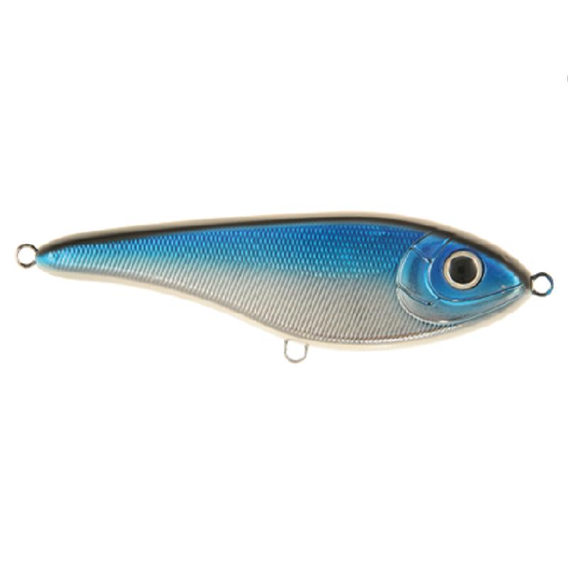 Strike Pro Buster Jerk II - Susp - 12cm - 37g - Blue Chrome
