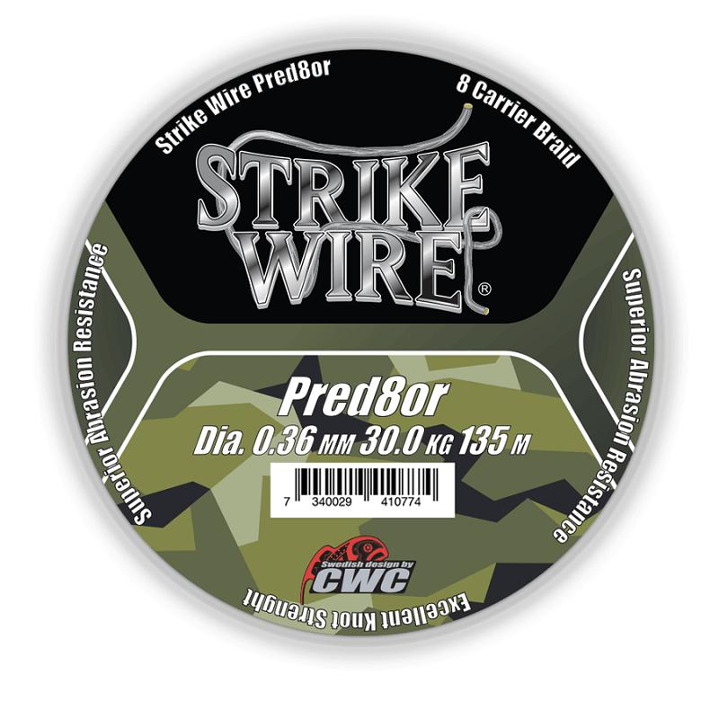 Strike Wire Pred8or X8 - 0,32mm/25kg - 135m - Camo