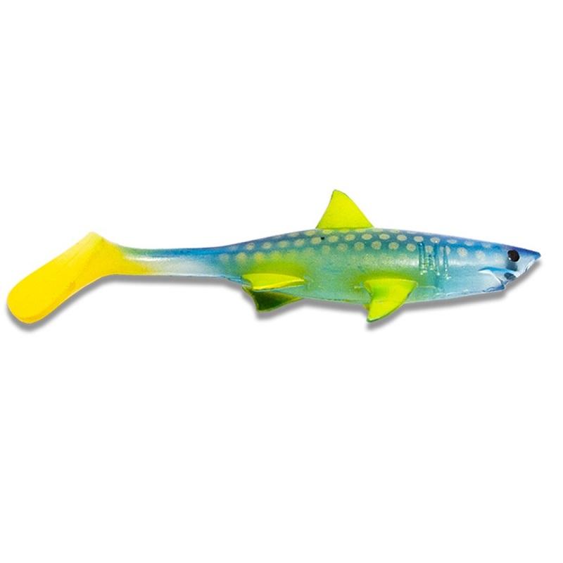 Shark Shad Lures Baby Shark Clear Blue Lemonade 10cm, 9gr - 8-pack