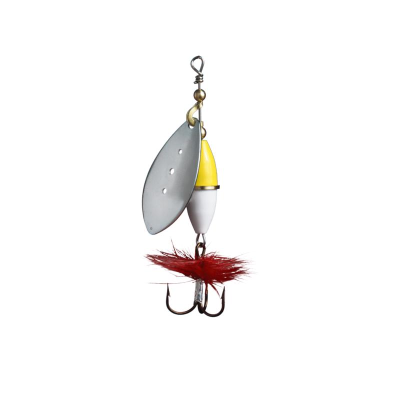 Myran Wipp Spinnare 7g Silver/Gul/Vit