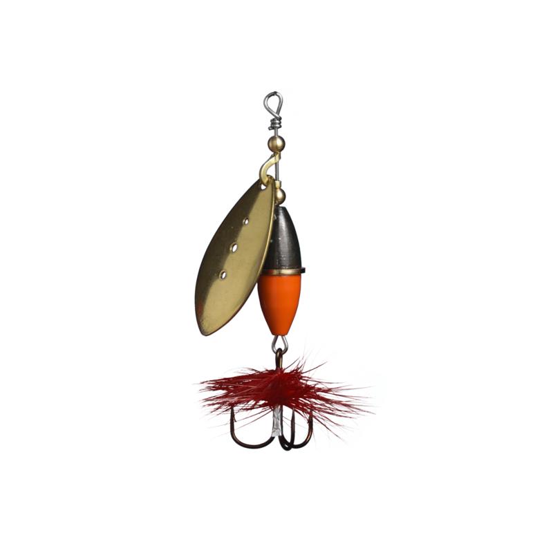 Myran Wipp Spinnare 7g Guld/Orange/Svart