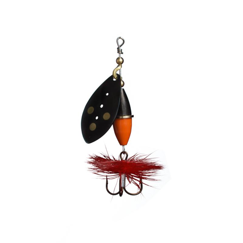Myran Wipp Spinnare 10g Svart/Orange/Svart