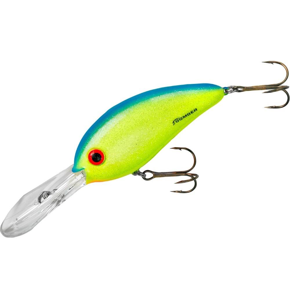 Bomber Deep Fat Free Shad 21g 8cm - CHRT/BL SPARKLE