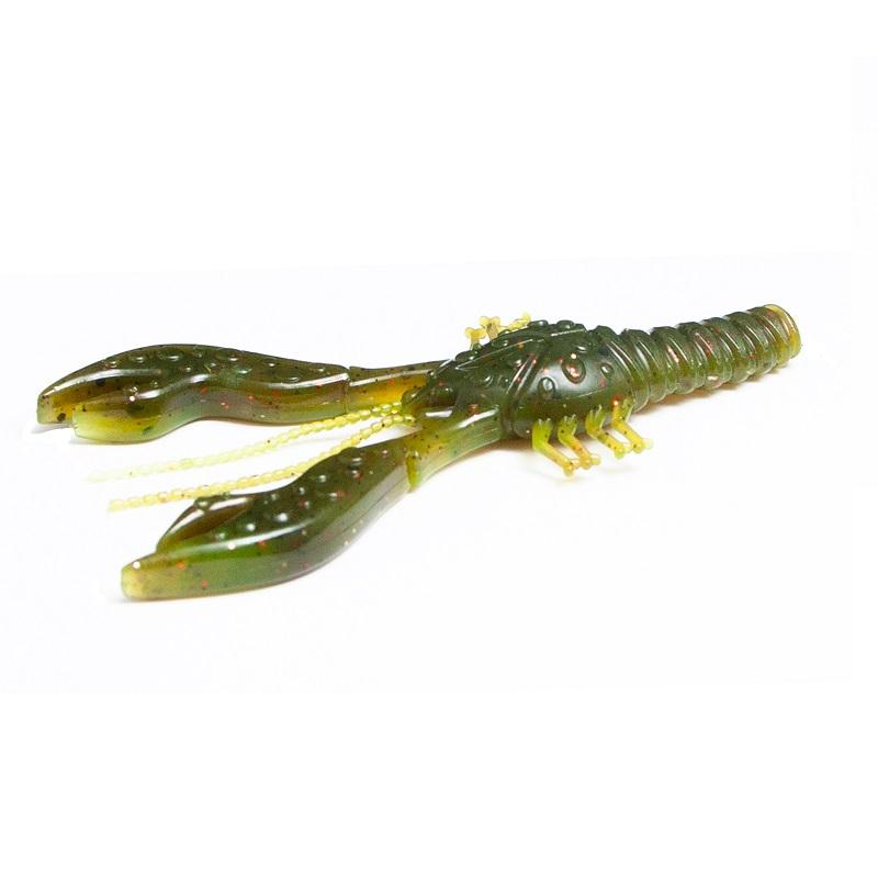 M-WAR Baby Lobster Bass Pumpkin/Chartreuse 10cm - 8-pack
