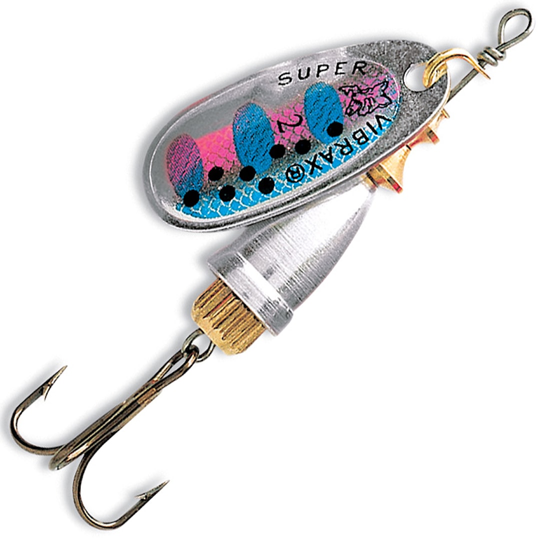 Blue Fox Vibrax Fluorescent 3 spinnare - Blue Fox