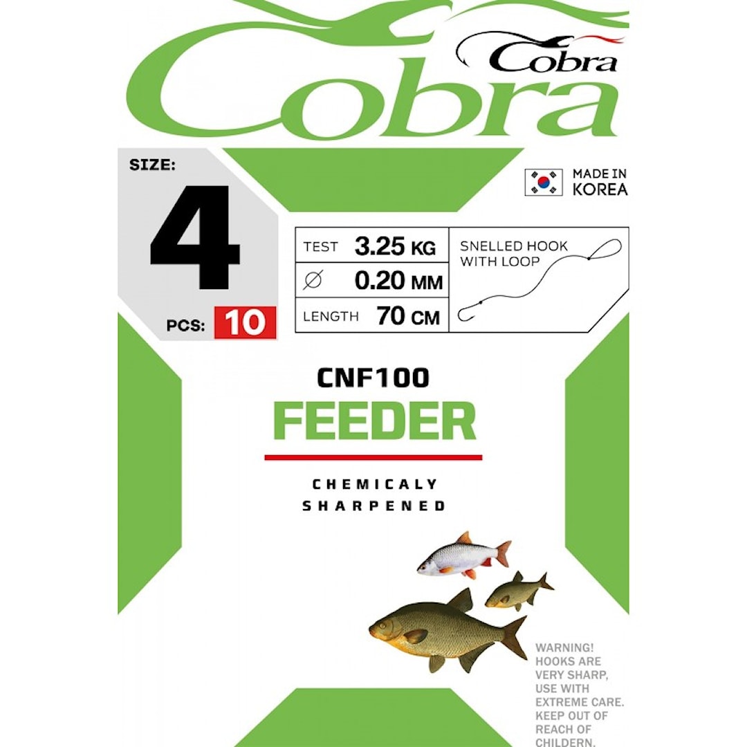 Cobra Feeder krok med tafs 10st/pkt - Cobra