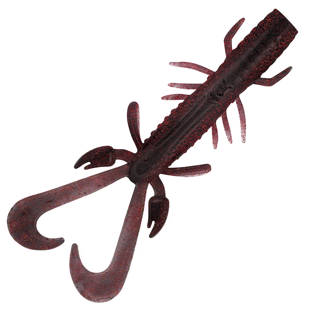 BAIT JUNKIE 3 RISKY CRITTER GHOST BLACK RED BELLY - Daiwa