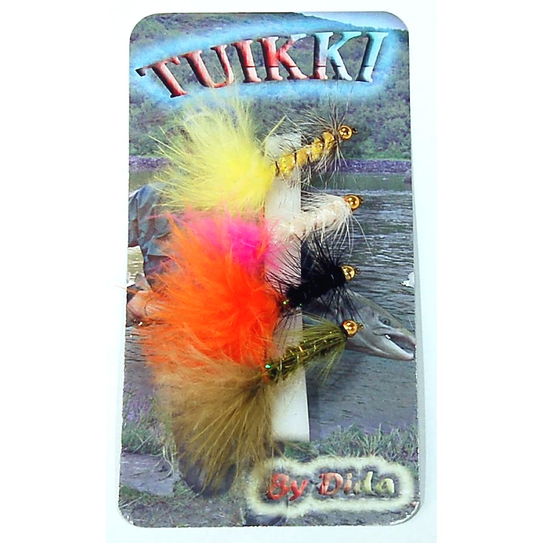 Dida Wolly Bugger flugsortiment 4 st/pkt - Dida