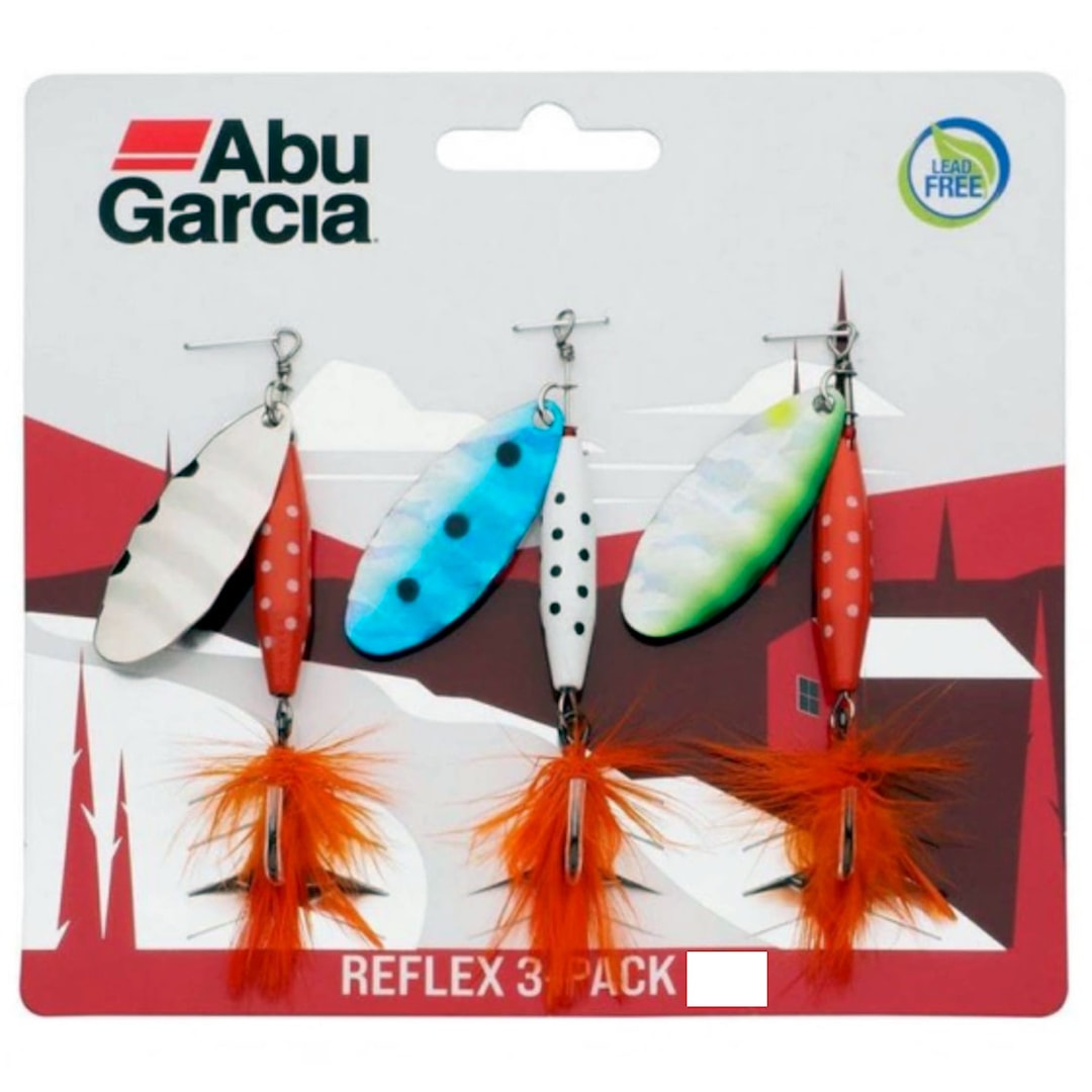Abu Garcia Reflex 18 g 3-Pack spinnare - Abu Garcia