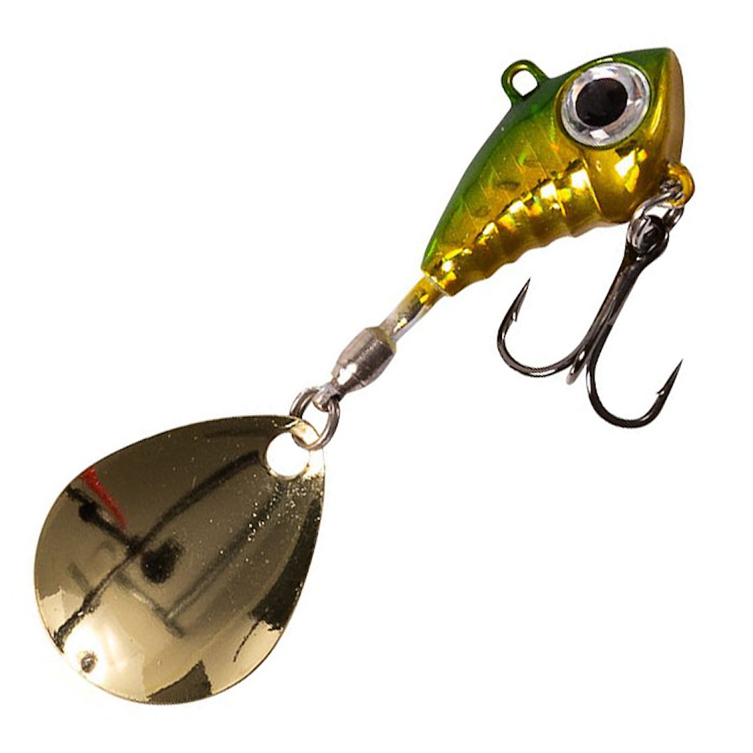 Fladen Conrad Vibra Tail 10 g Green/Gold - Fladen
