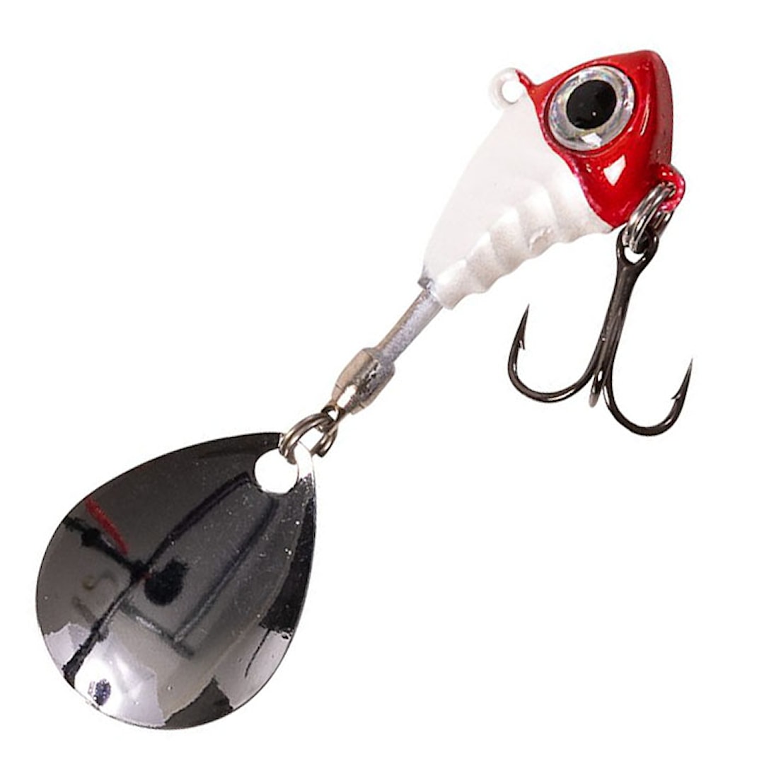 Fladen Conrad Vibra Tail 10 g Hot Red/Silver - Fladen