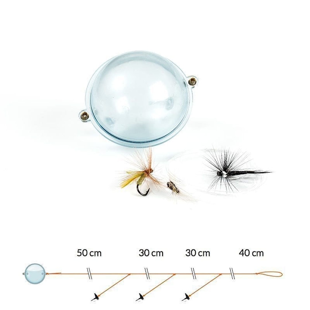 Fladen Fly Cast Kit Dry Flies kastflugeset - Fladen