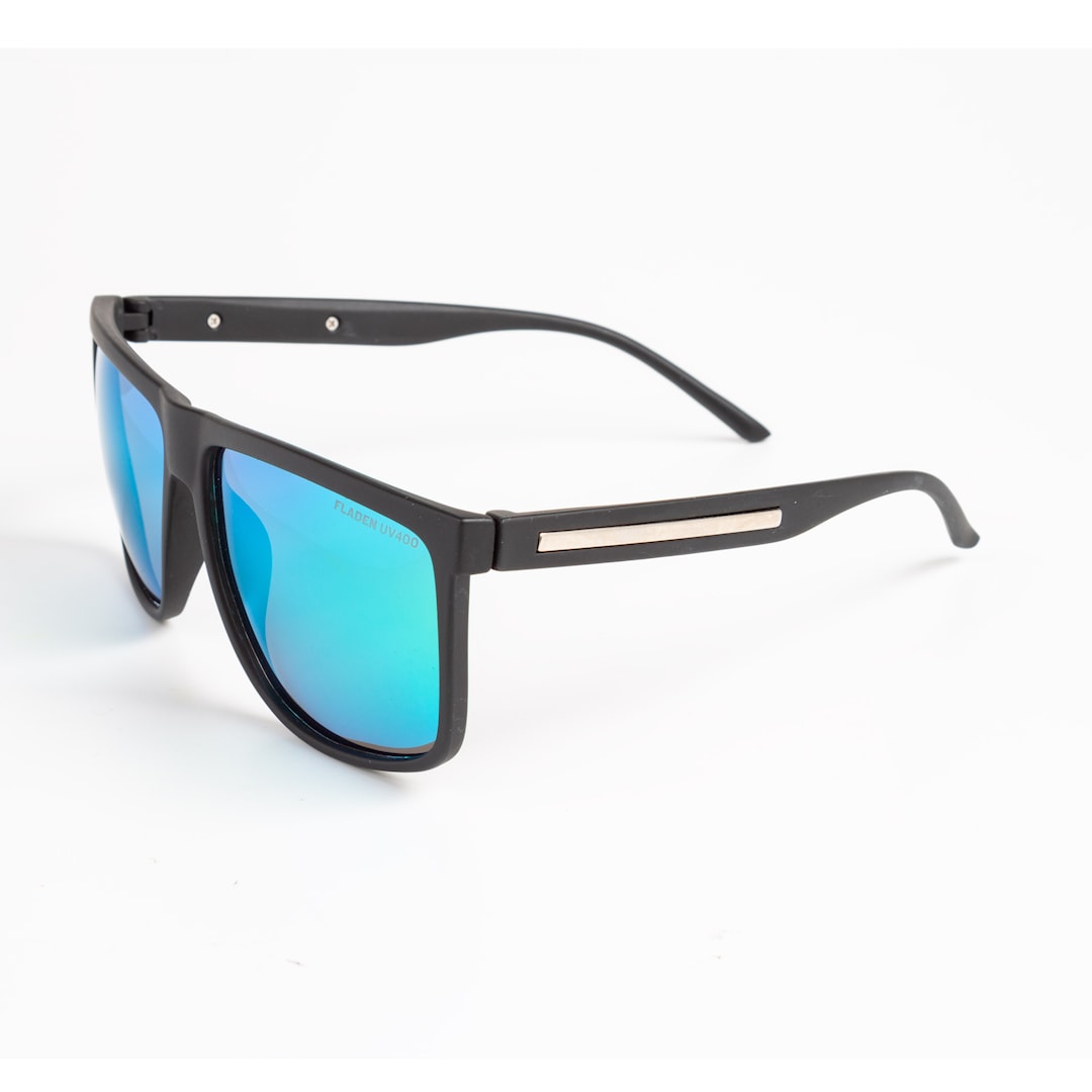Fladen polariserade solglasögon Matt Black Revo - Fladen