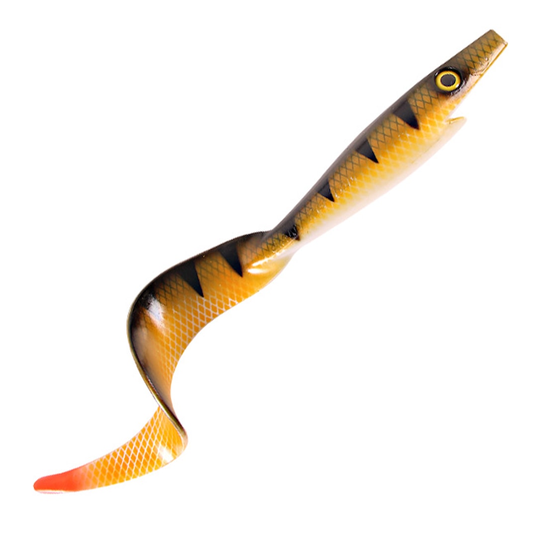 Giant Pig Tail 40 cm fiskjigg Natual Perch OB - The Pig