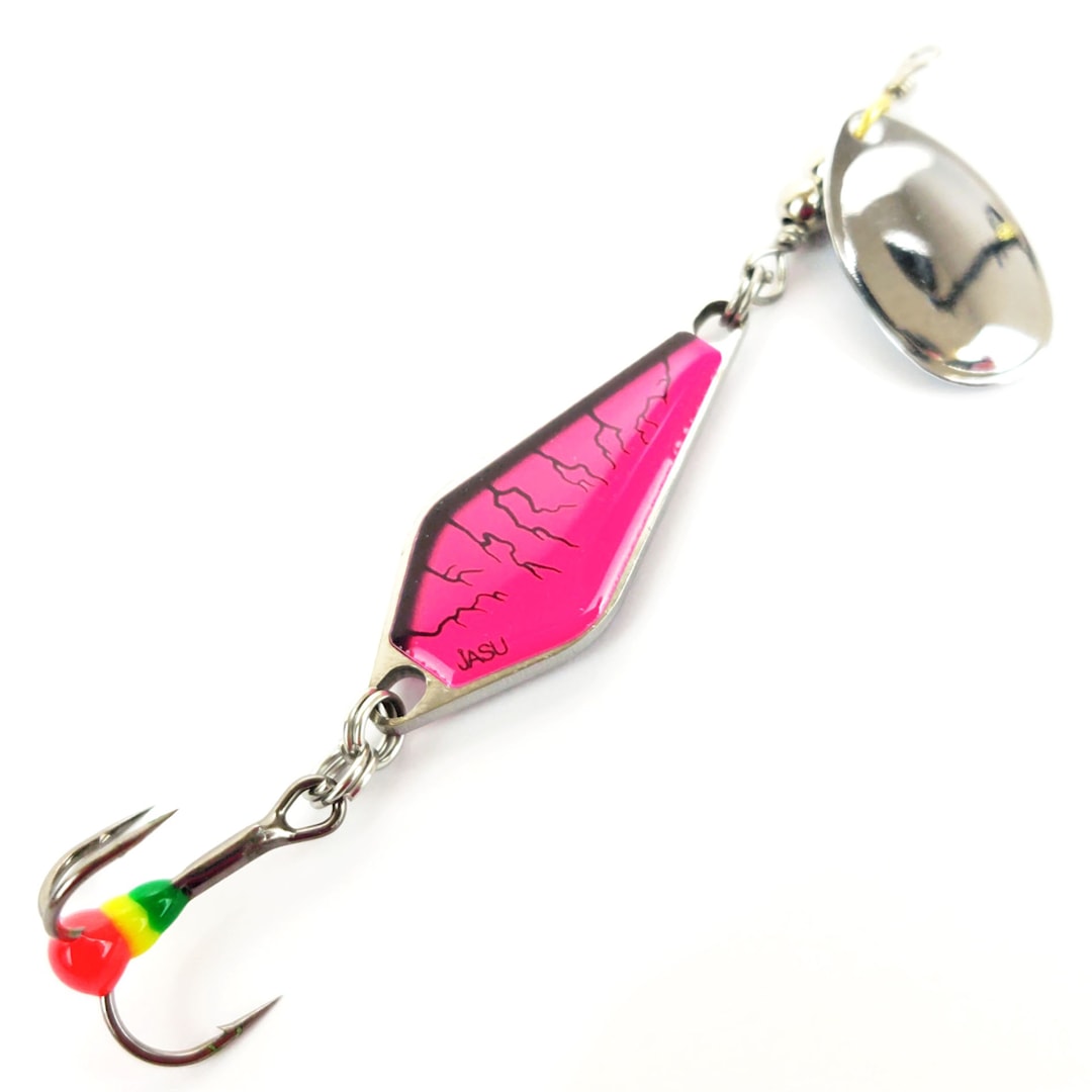 Jasu Salama 9 g spinnare Rosa/Svart - Jasu