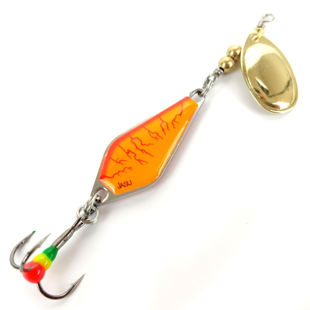 Jasu Salama 9 g spinnare Orange/Röd - Jasu