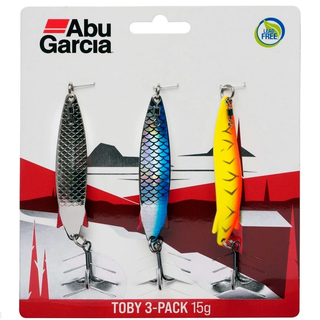 Abu Garcia Toby 15 g 3-Pack skeddrag - Abu Garcia
