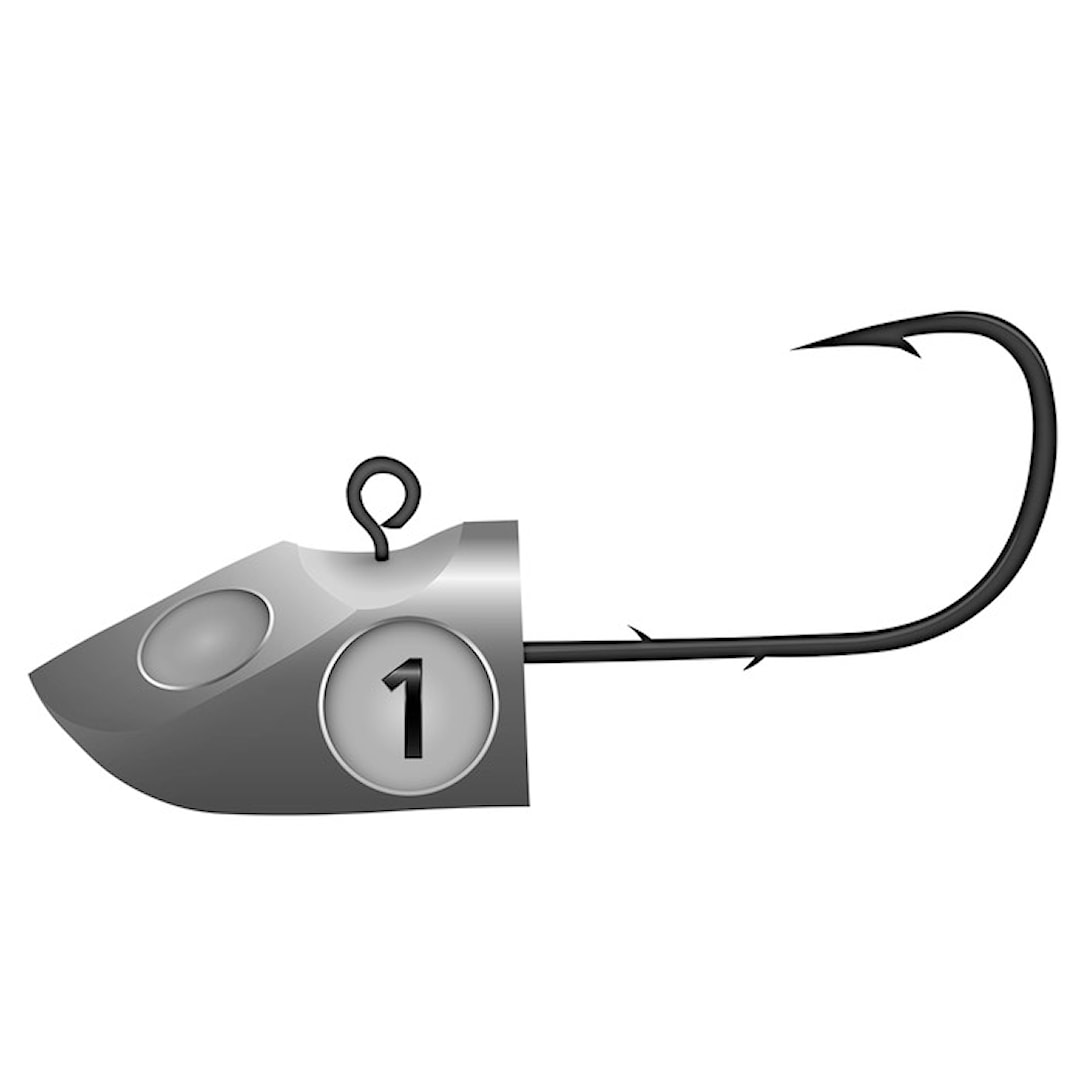 K.P Baits Micro jiggskalle 1 g 5st/pkt - K.P Baits