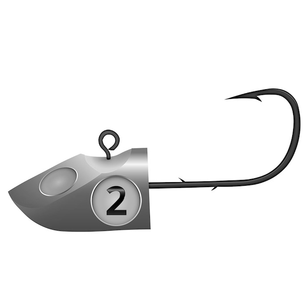 K.P Baits Micro jiggskalle 2 g 5st/pkt - K.P Baits