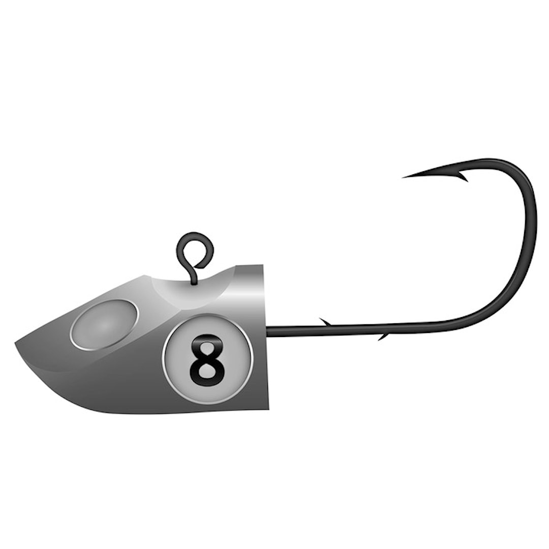 K.P Baits Micro jiggskalle 8 g 4st/pkt - K.P Baits