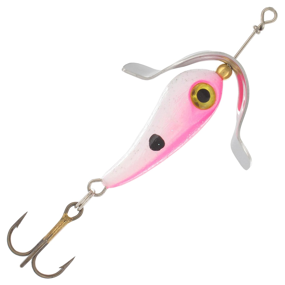 Kuusamo Kumma 10 g spinnare 108 GL/W/Pink-S - Kuusamon Uistin