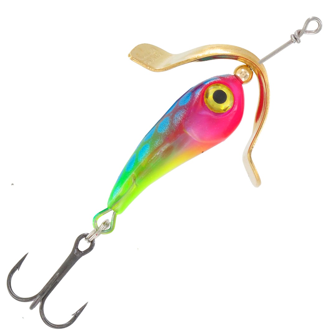Kuusamo Kumma 10 g spinnare 163 Pink/Li/FYe/GR/S-G - Kuusamon Uistin