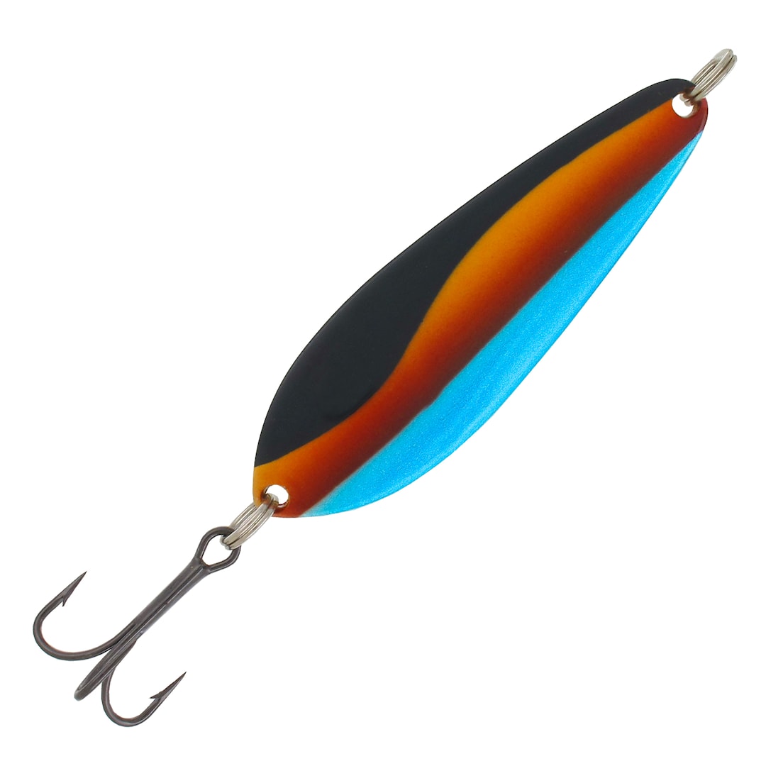Kuusamo Lätkä Alumiini 7 cm 6 g skeddrag BL/O/BLU-Al, UV - Kuusamon Uistin