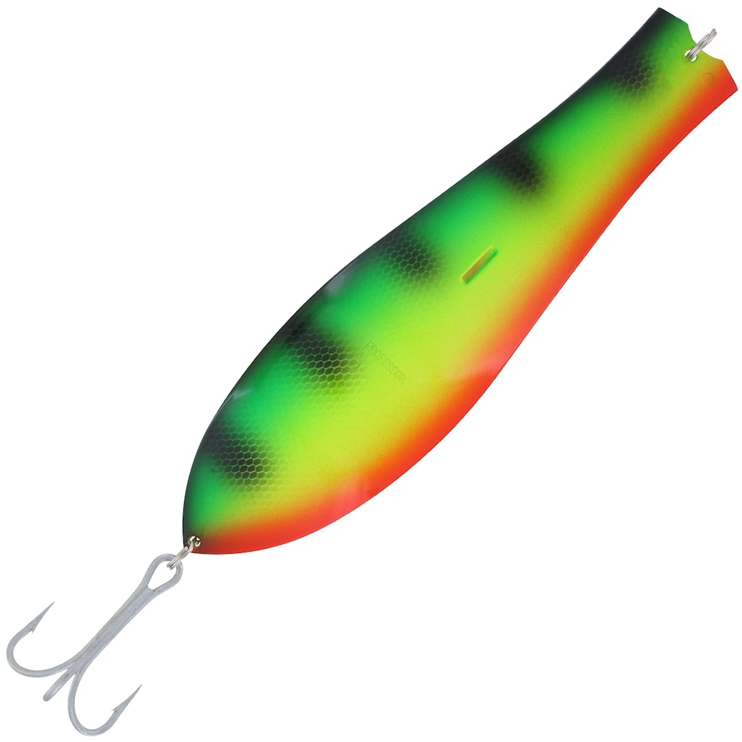 Kuusamo Professor 18 cm 60 g lusikkauistin Tulitiikeri UV - Kuusamon Uistin
