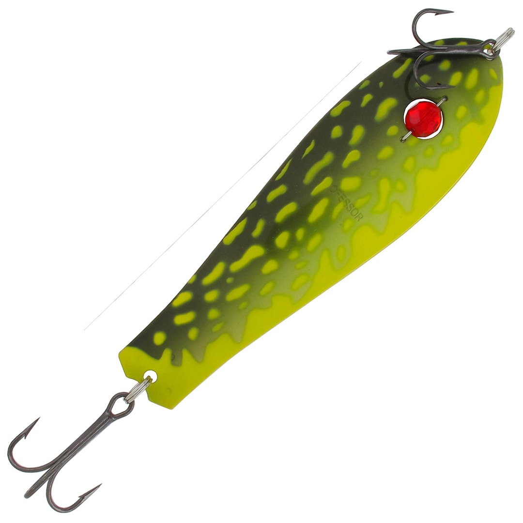 Kuusamo Professor Helmi 11,5 cm 27 g skeddrag Ye/GR-B, UV - Kuusamon Uistin