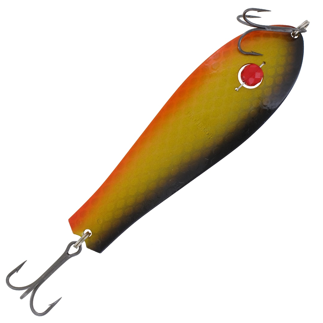 Kuusamo Professor Helmi 11,5 cm 27 g lusikkauistin Tapas Olive UV - Kuusamon Uistin