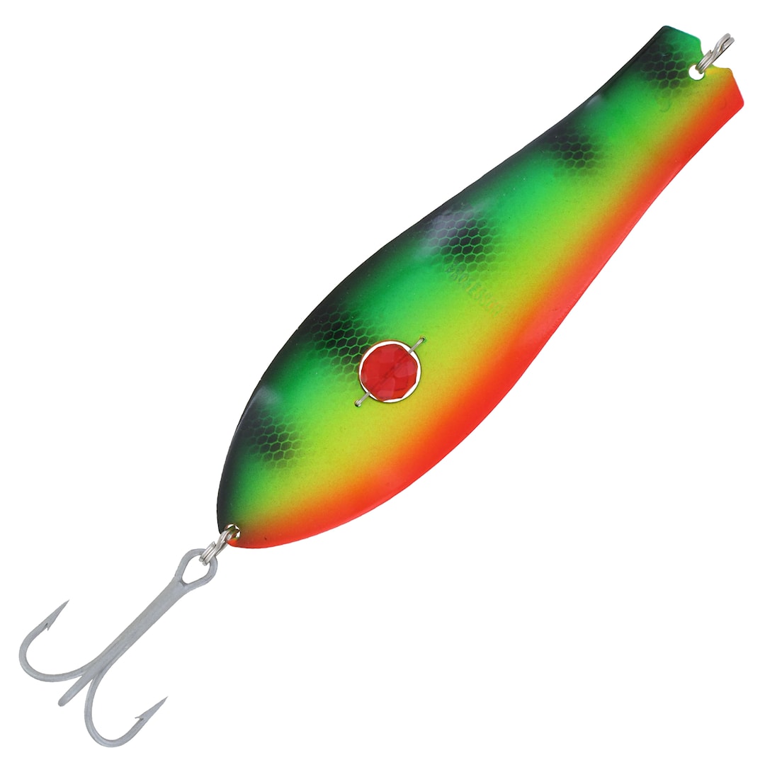 Kuusamo Professor Helmi 13 cm 44 g lusikkauistin Tulitiikeri UV - Kuusamon Uistin