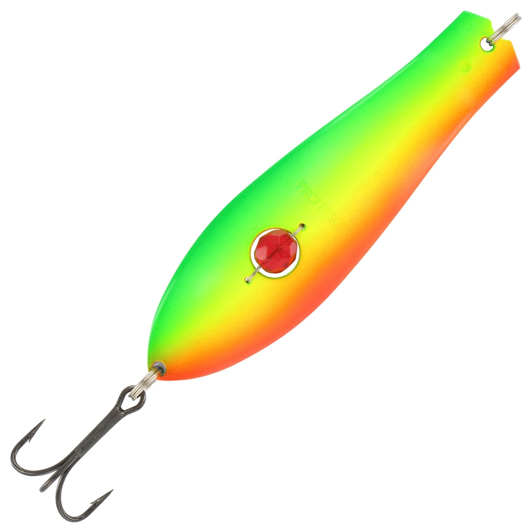 Kuusamo Professor Helmi 9 cm 26 g skeddrag GR/FYe/FR-S, UV - Kuusamon Uistin