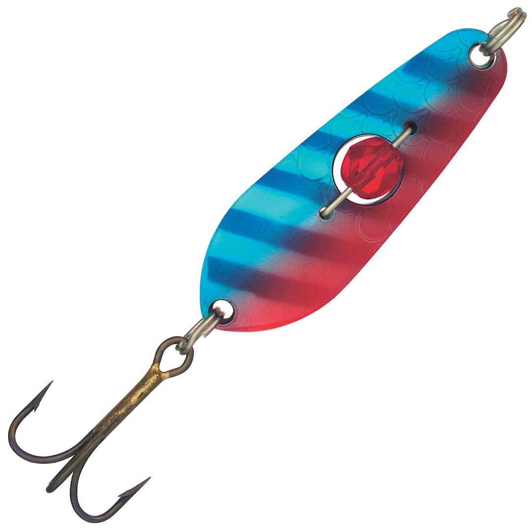 Kuusamo Räsänen Helmi 4 cm 6 g skeddrag R/BLU/R-S - Kuusamon Uistin