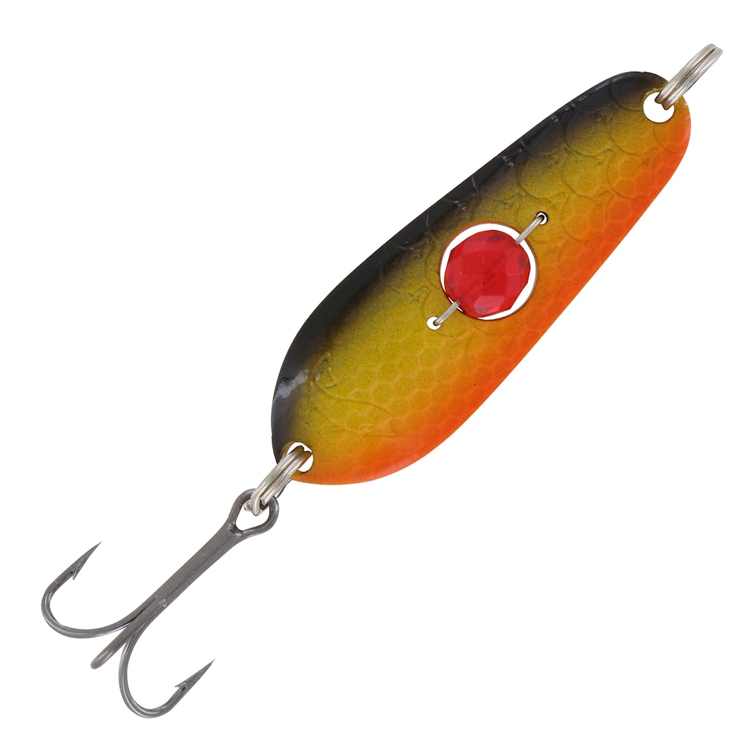 Kuusamo Räsänen Helmi 5 cm 11 g lusikkauistin Tapas Olive UV - Kuusamon Uistin