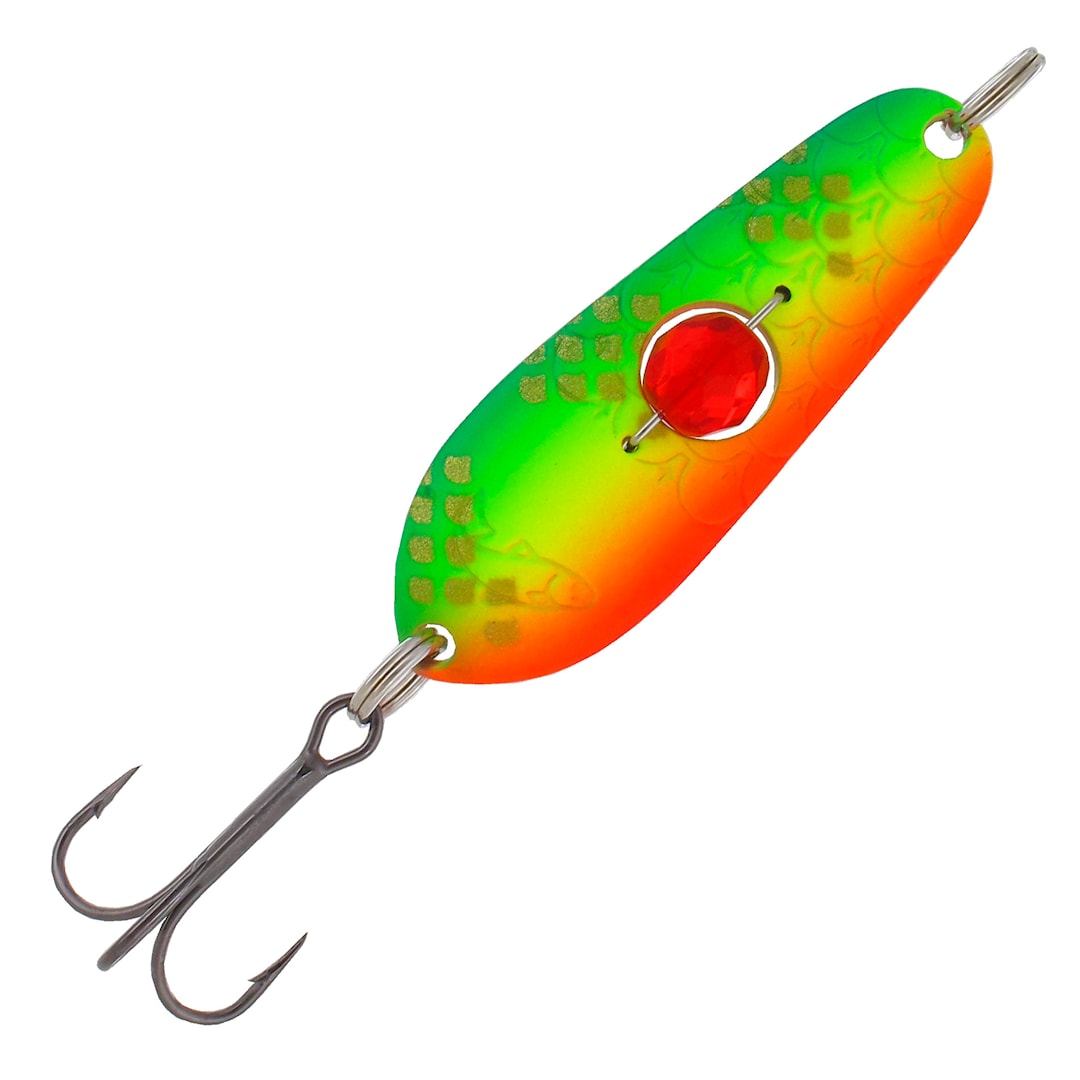 Kuusamo Räsänen Helmi 5 cm 14 g skeddrag G/GR/FYe/FR-C, UV - Kuusamon Uistin