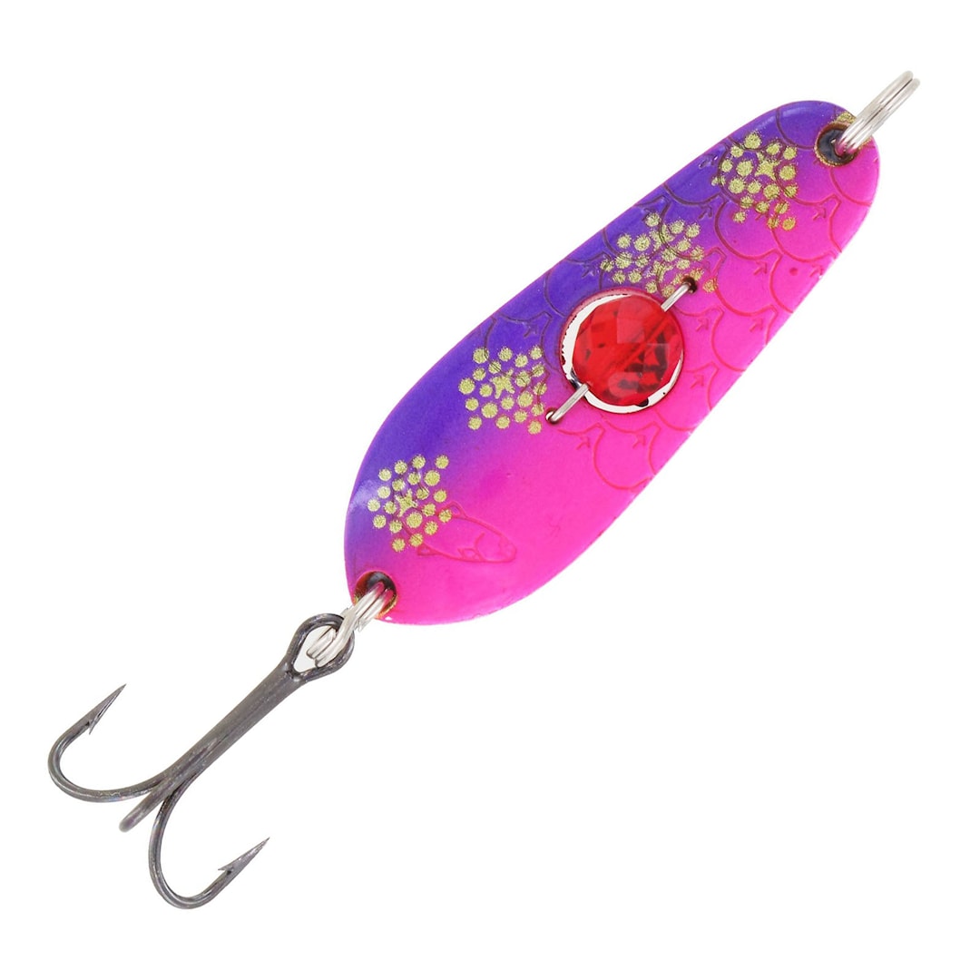 Kuusamo Räsänen Helmi 5 cm 14 g skeddrag Li/Pink/G-S, UV - Kuusamon Uistin