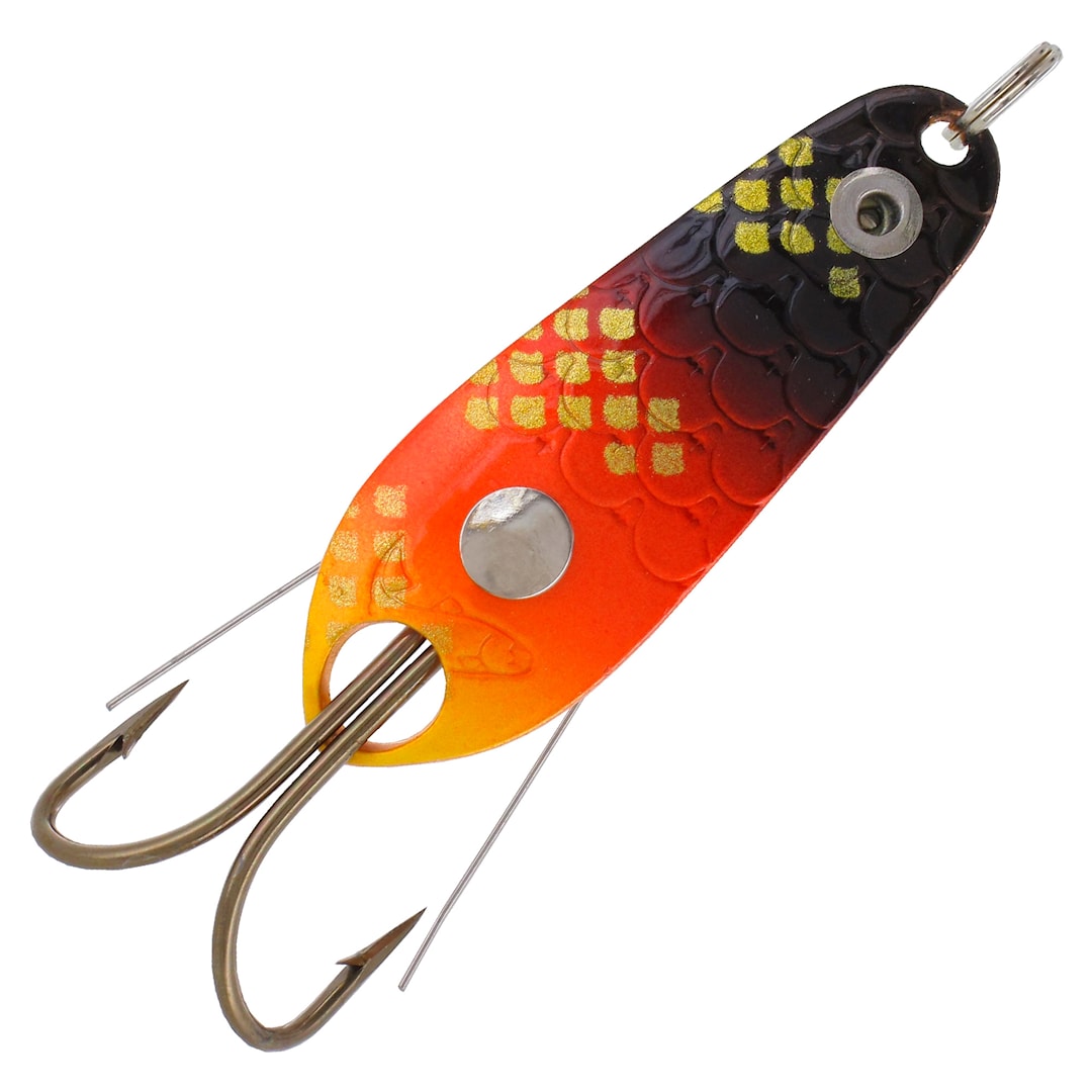 Kuusamo Räsänen Ruohikko 5 cm 11 g vassdrag G/BL/FR/FYe-C, UV - Kuusamon Uistin