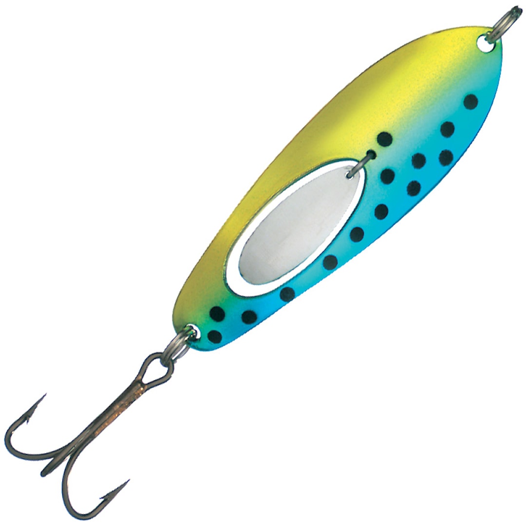 Kuusamo Super Taimen 7,5 cm 17 g skeddrag GR/BLU-S - Kuusamon Uistin