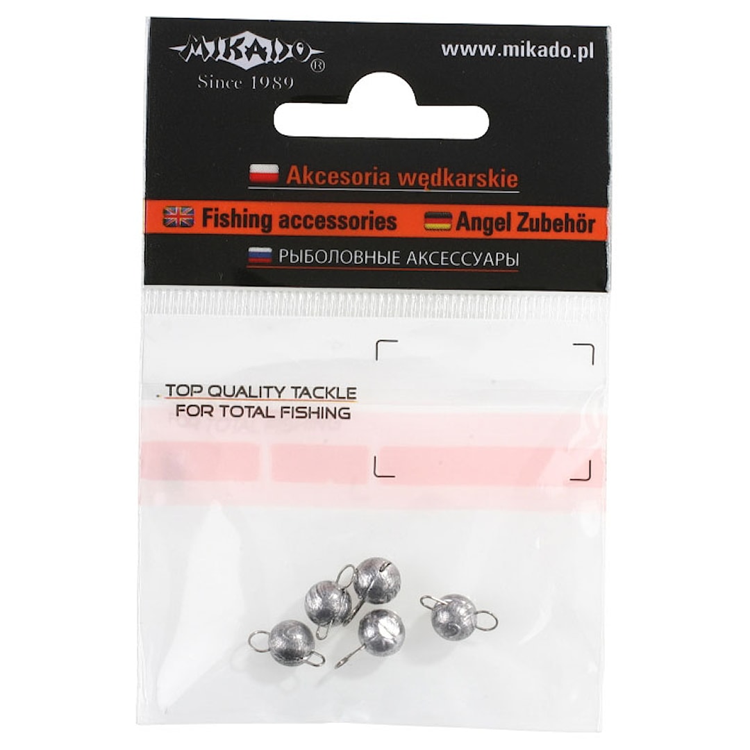 Mikado Cheburashka jiggskalle 5 st/pkt - Mikado