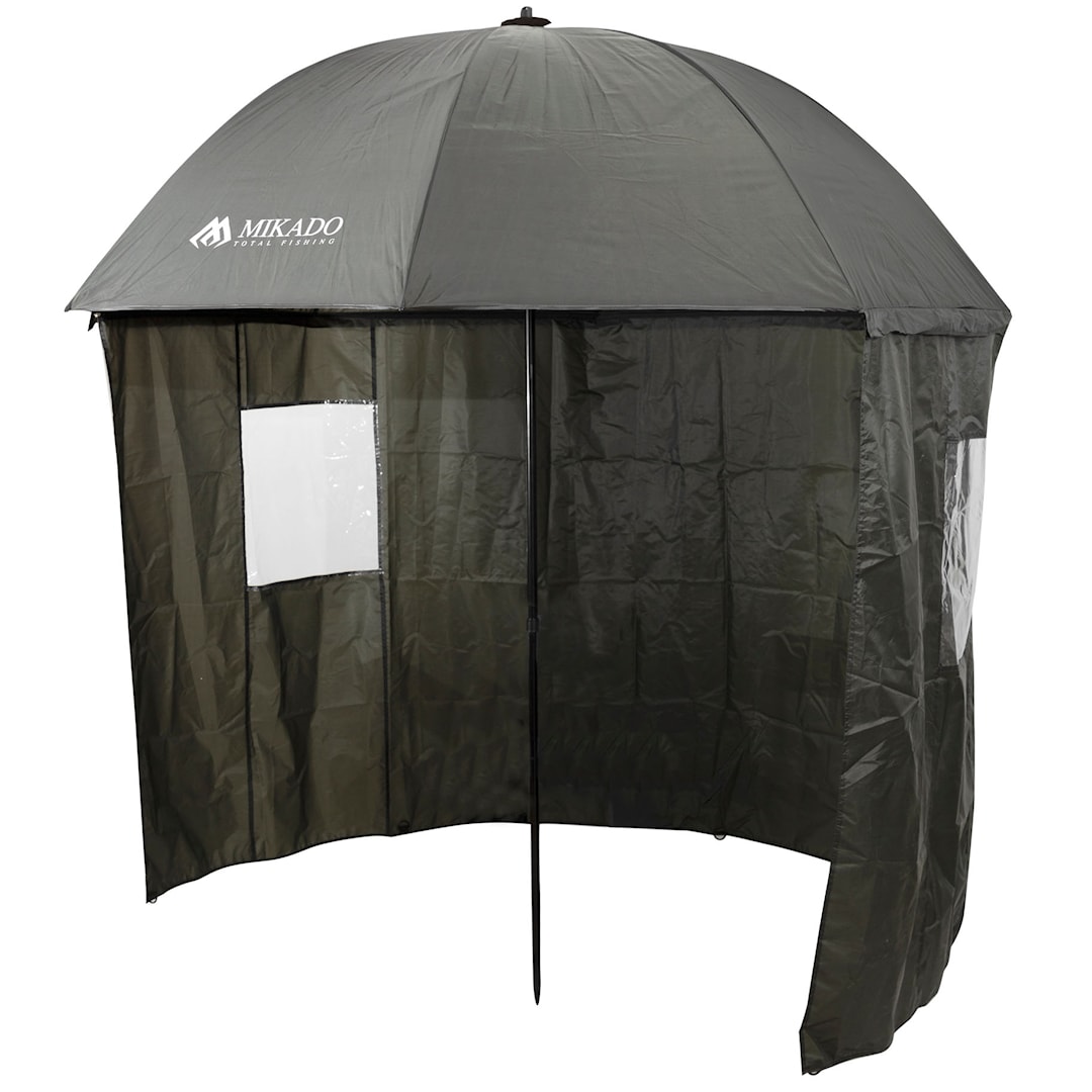 Mikado Fishing Umbrella med sidoskydd 2,5 m - Mikado