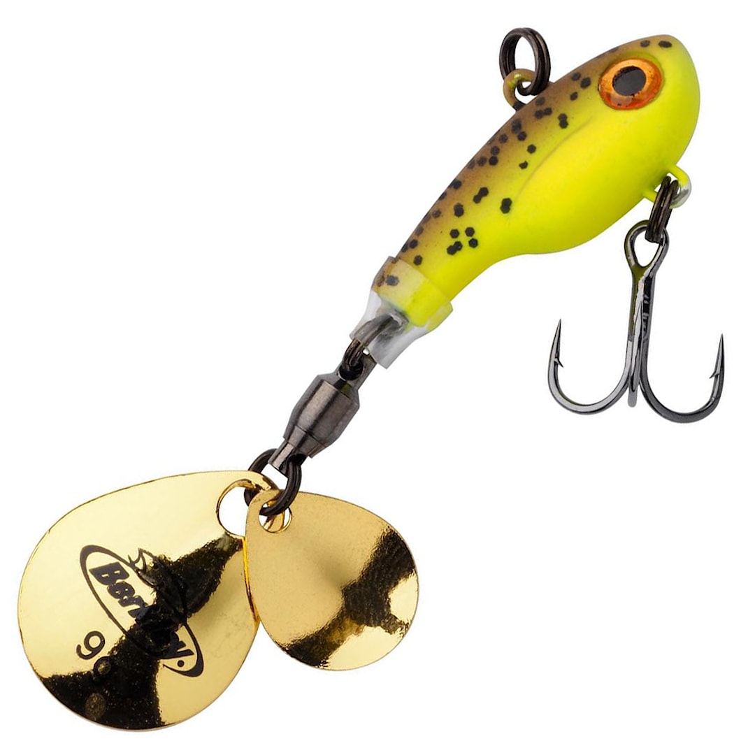 Berkley Pulse Spintail 9 g Brown Chartreuse - Berkley