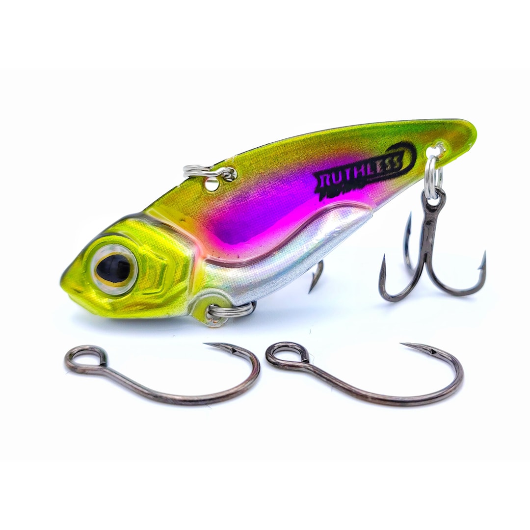 Ruthless Blade Runner 12 g blade bait Olive - Ruthless Fishing